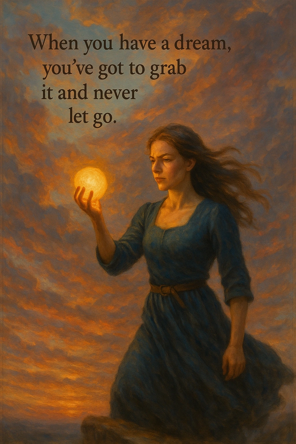 When you have a dream, you've got to grab it and never let go