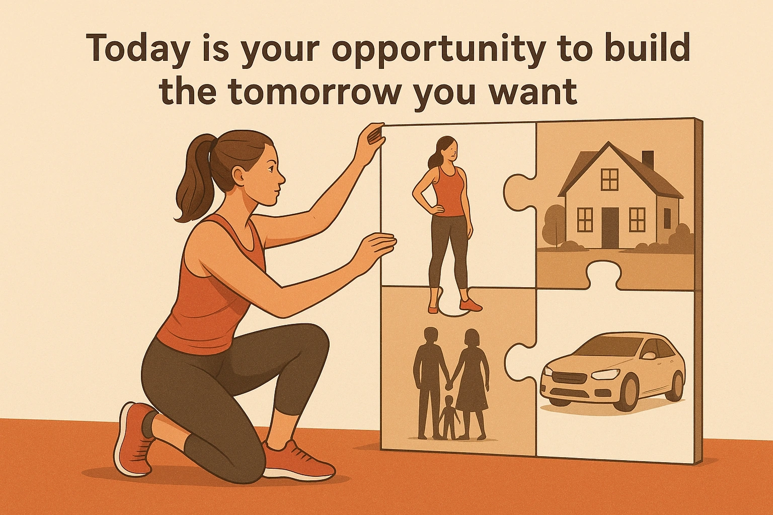 Today is your opportunity to build the tomorrow you want