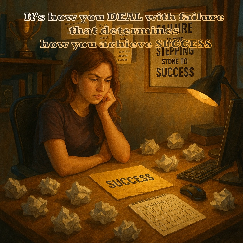 It's how you deal with failure that determines how you achieve success