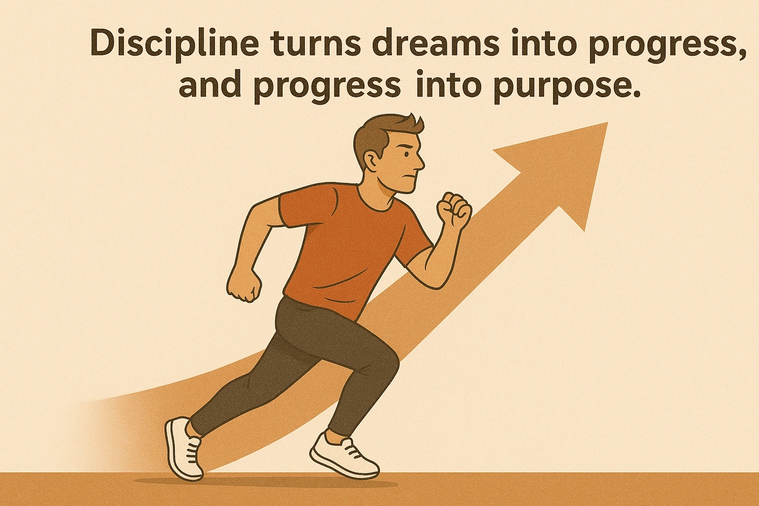 Discipline turns dreams into progress, and progress into purpose.