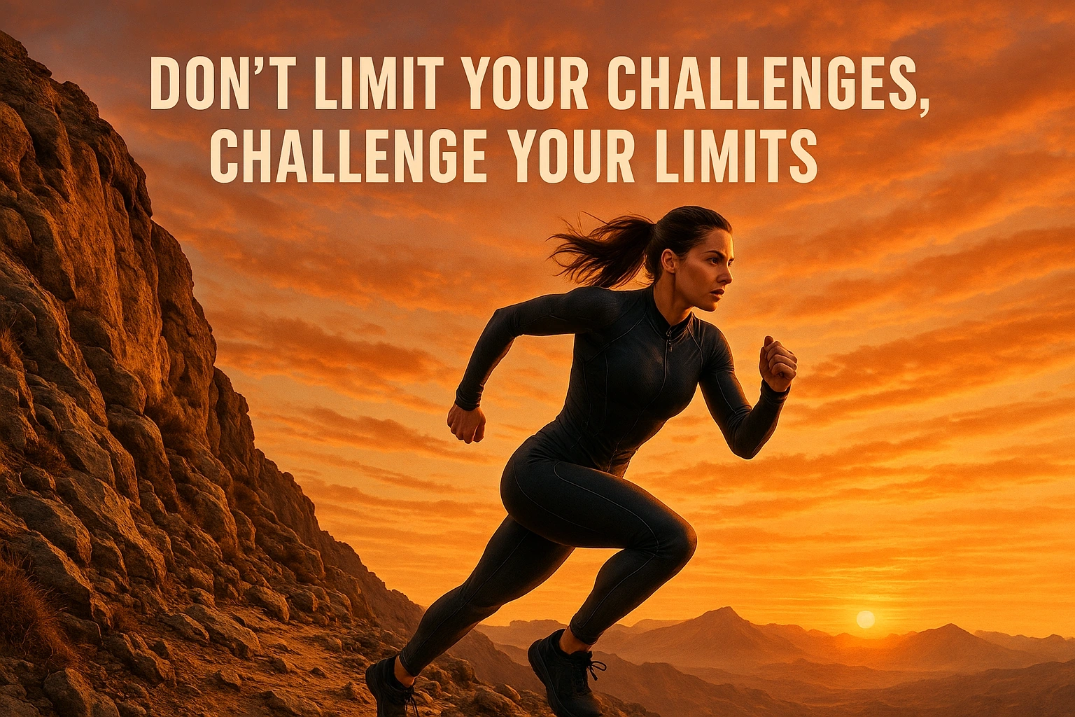 Don't limit your challenges, challenge your limits