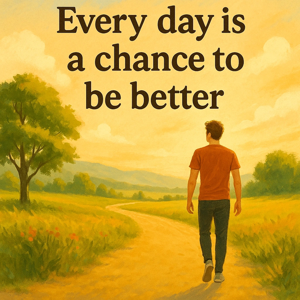 Every day is a chance to be better