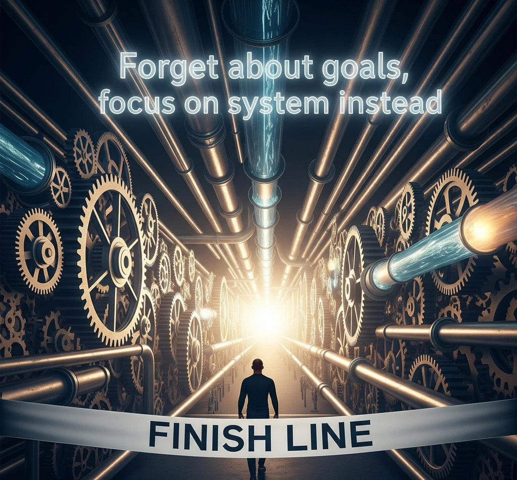 Forget about goals, focus on system instead