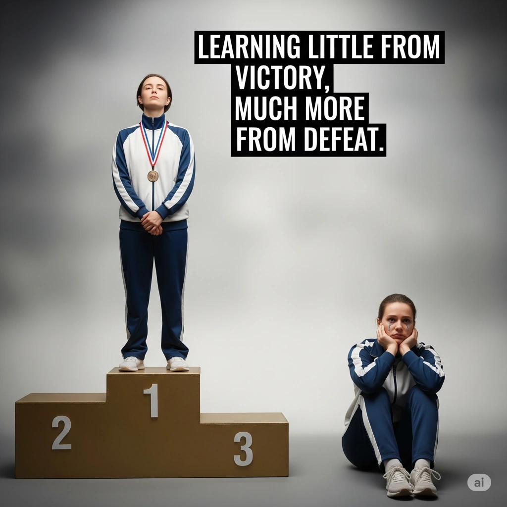 Learning Little from Victory, Much More from Defeat: A Motivational Journey