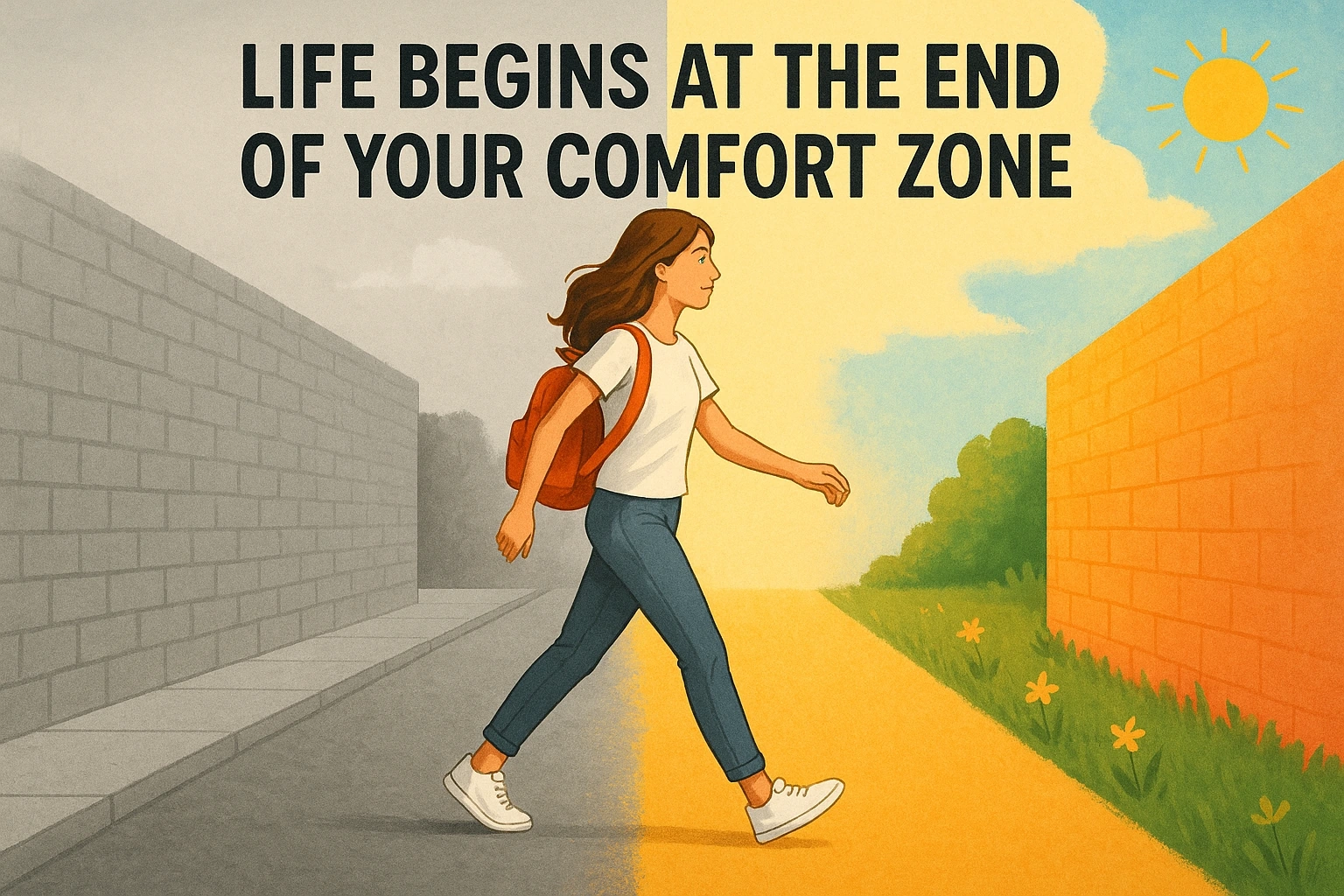 Life begins at the end of your comfort zone