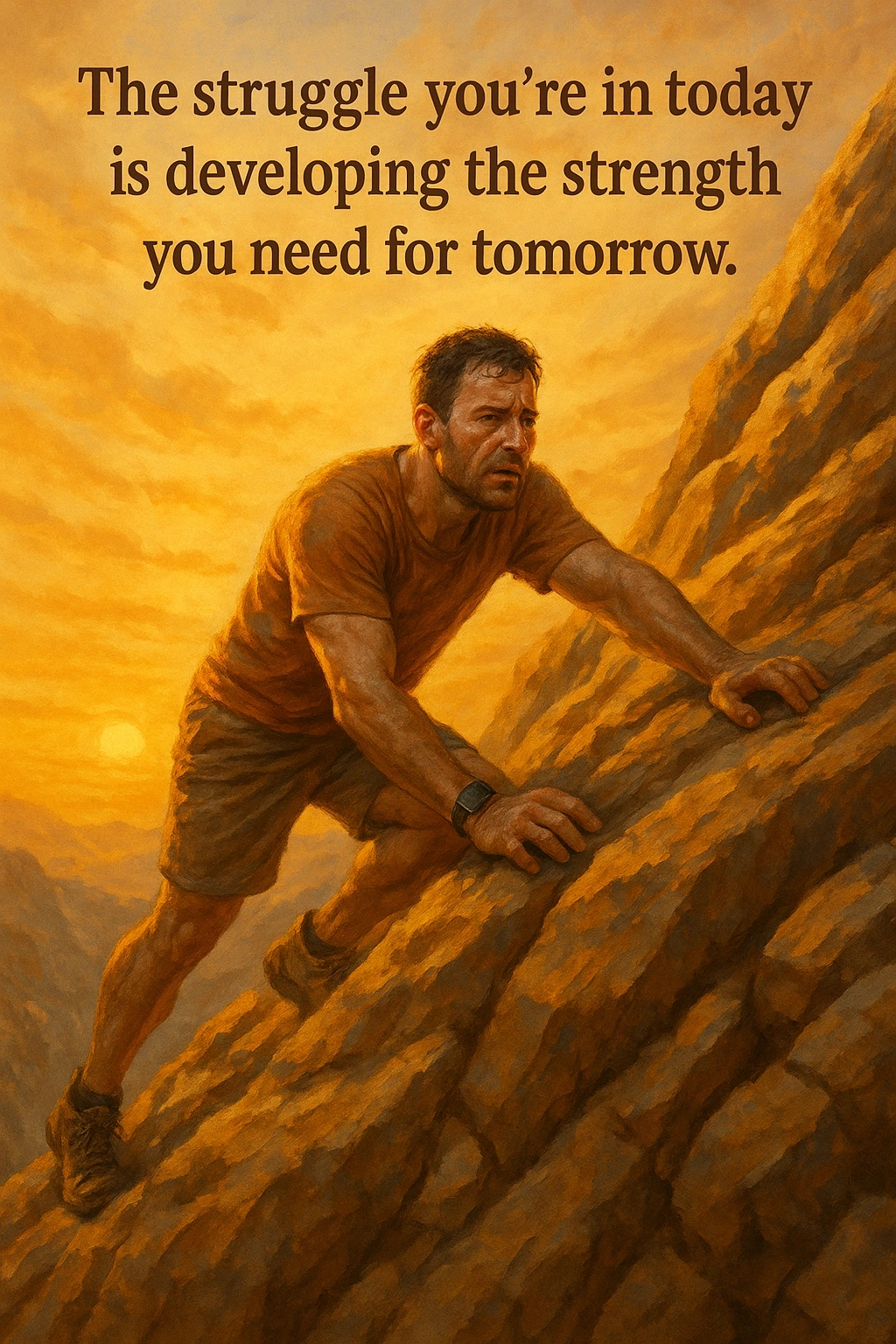 The struggle you're in today is developing the strength you need for tomorrow